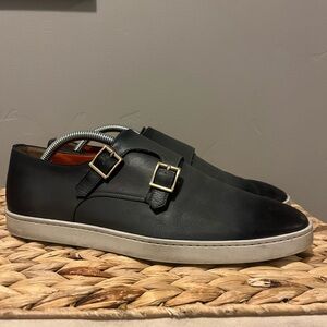 Santoni double monk strap sneakers - men’s size 8